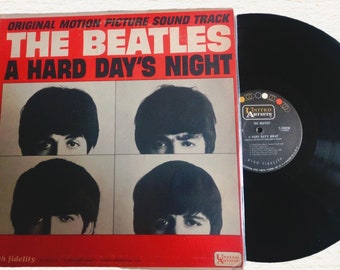 Rare Beatles Record LP - A Hard Days Night Club Edition - US T-90828
