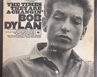 Bob Dylan – The Times They Are A-Changin LP - 1964 - Canada - Stereo