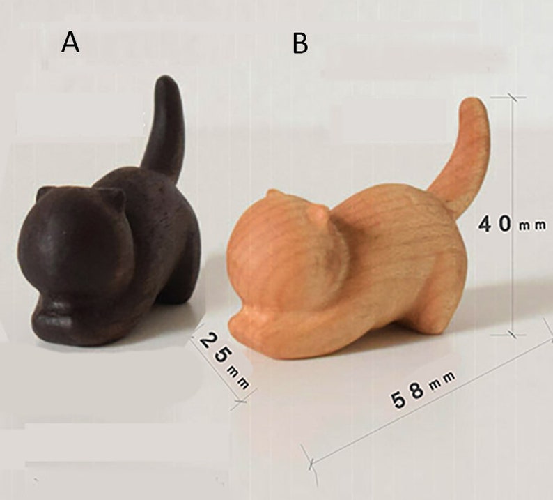 Cute Cat Chopsticks and Rest Kawaii Kitten Chopsticks Holder Etsy