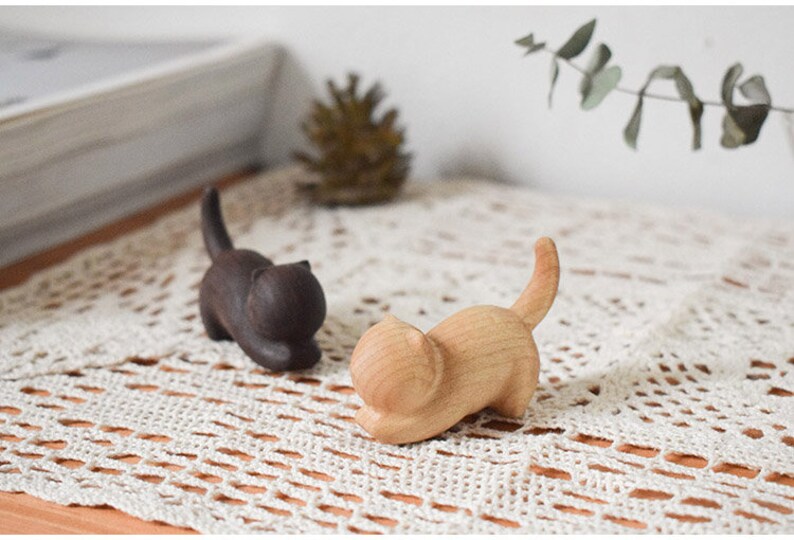 Cute cat chopsticks and rest Kawaii kitten chopsticks holder Etsy