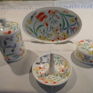 Barbecco Parallel Dressing Table Set in Printemps Pattern