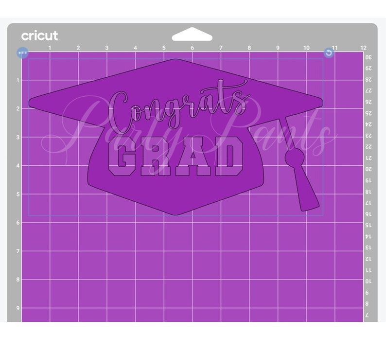 Congrats Grad Cap Silhouette SVG PNG Graduation Cap Tassel Etsy
