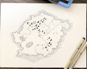 Tolkien Style Fantasy Map 02