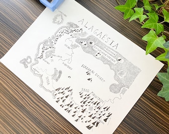Tolkien Style Map of Alagaësia from Eragon