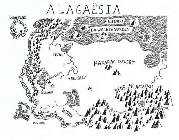 Map Of Alagaesia Eragon