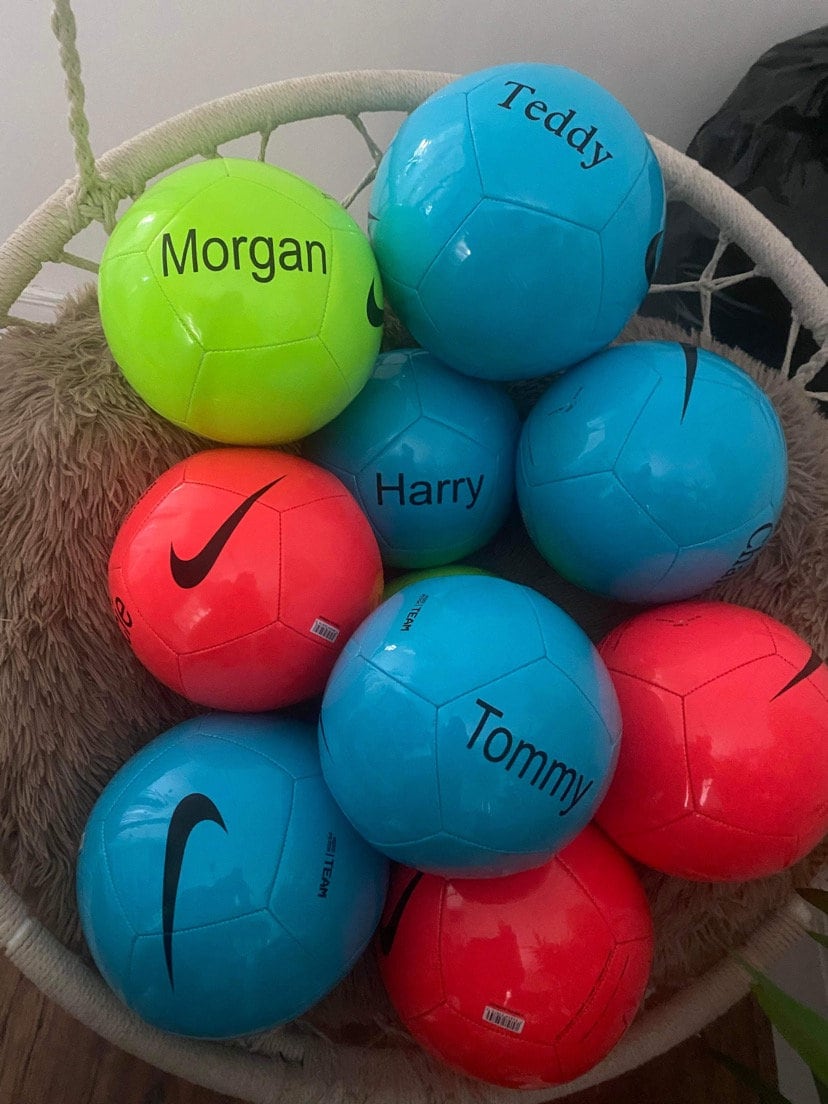 personalised nike football