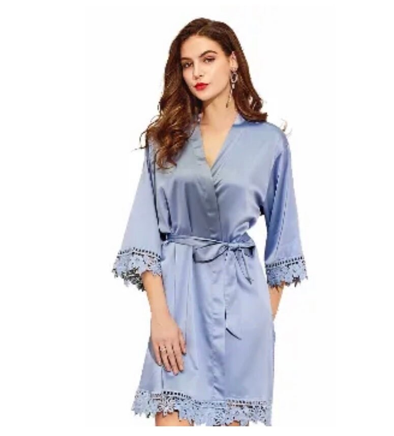 Bridal Party Dressing Gowns/ Silk Style Dressing Gown/ 18th Etsy UK