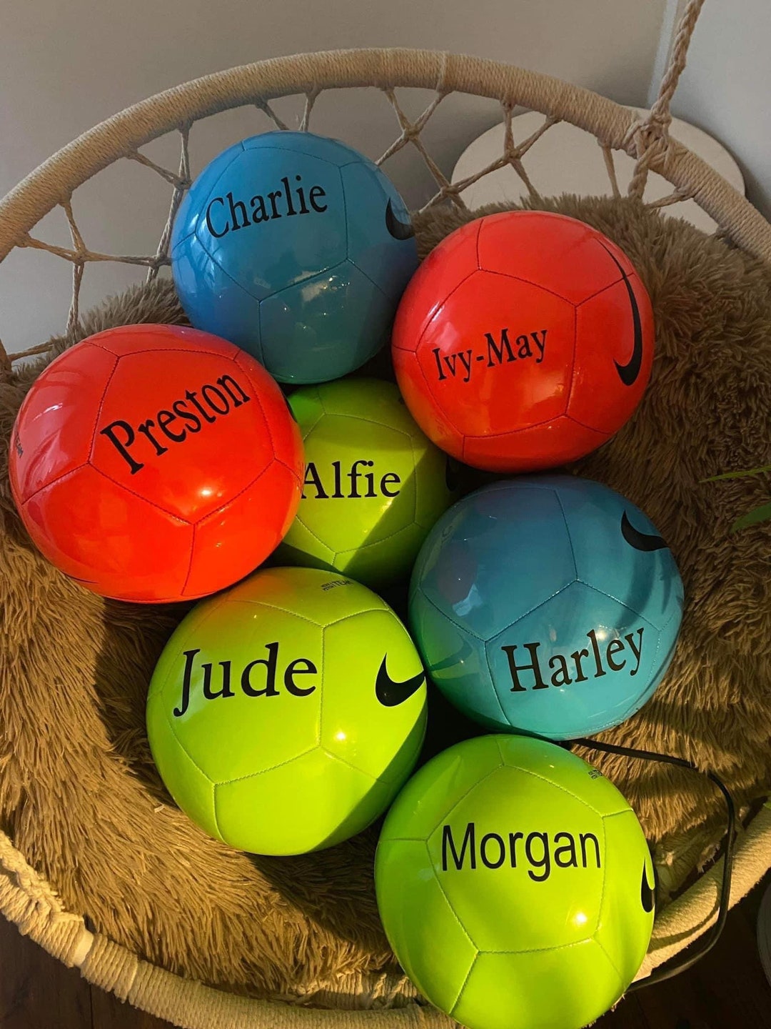 personalised nike football