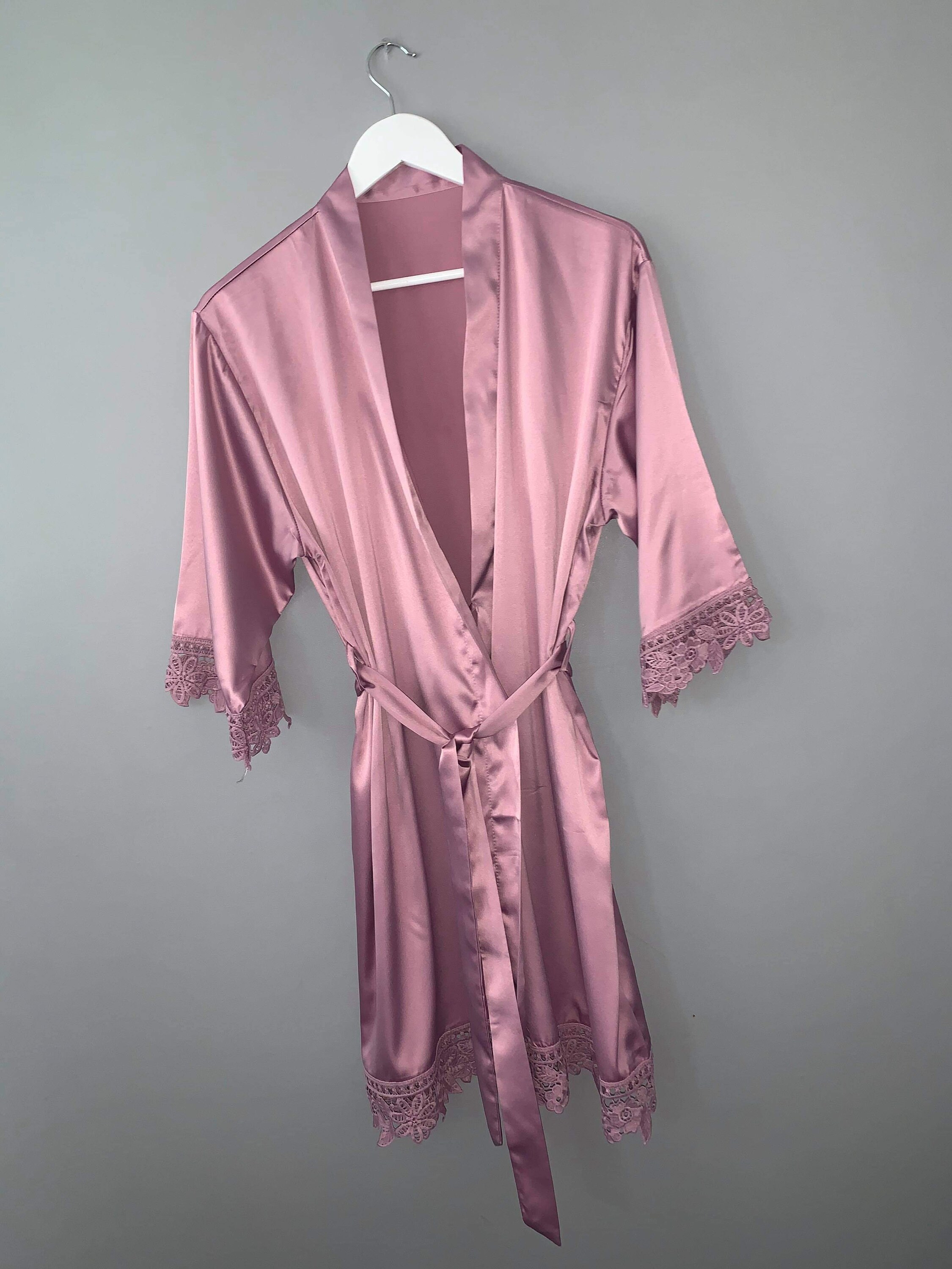 Bridal Party Dressing Gowns/ Silk Style Dressing Gown/ 18th Etsy UK