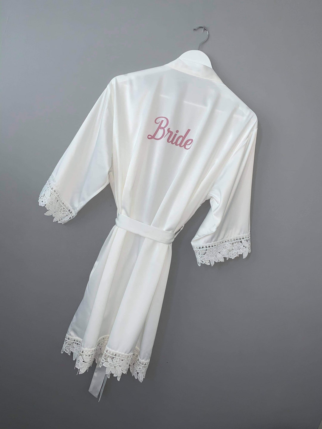 Bridal Party Dressing Gowns/ Silk Style Dressing Gown/ 18th Etsy UK