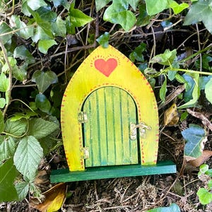 Green Fairy Door Nursery Garden Decoration