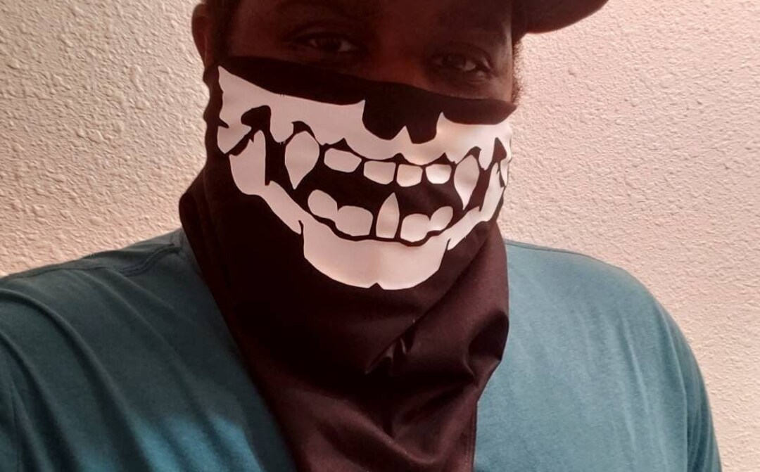 Splatoon Inspired Skull Mask - Etsy