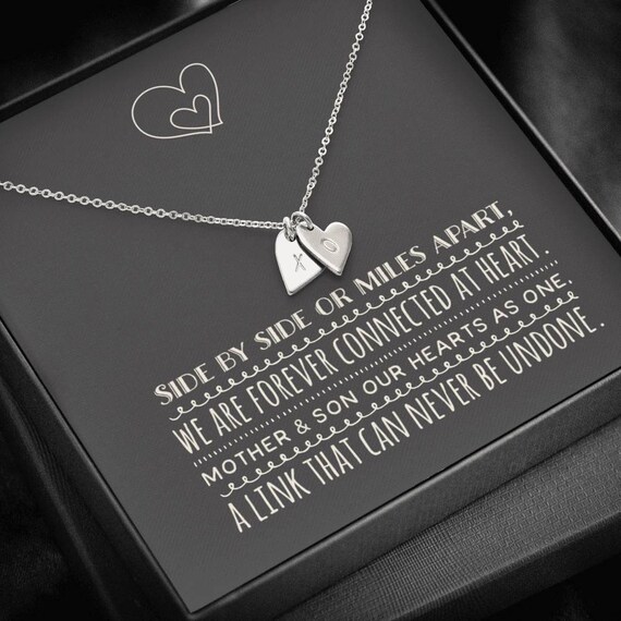 Personalized Mother Son Necklace Mother 
