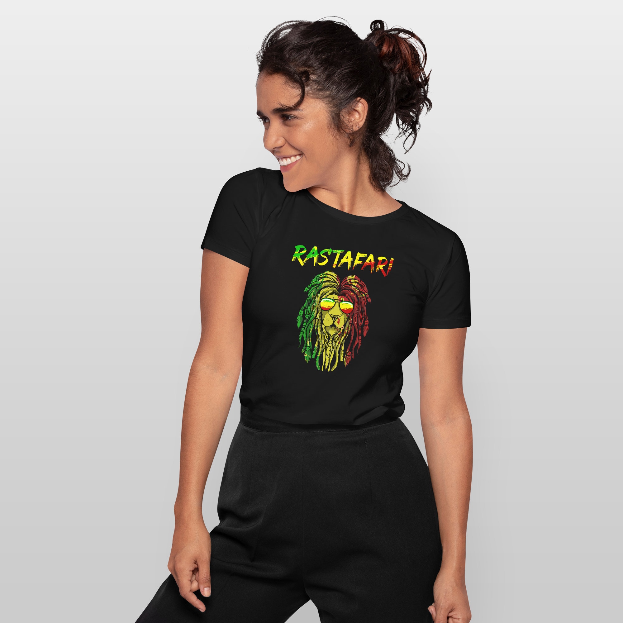 Camiseta Reggae Camiseta Rasta Camisa Rastafari Camiseta - Etsy España