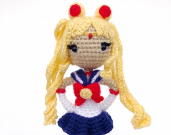 Sailor Moon Amigurumi Pattern PDF, Amigurumi Anime Pattern