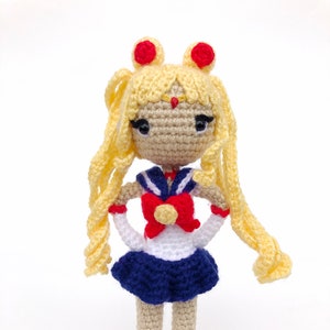 Sailor Moon Amigurumi Pattern PDF, Amigurumi Anime Pattern