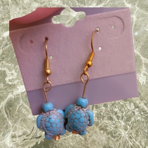 turtle earrings