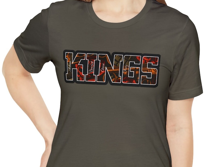 Kings' Short Sleeve Tee, King Family Series, Long Live the Kings, Book Merch, Gift for Reader, Bookish Gift, Bookish Swag