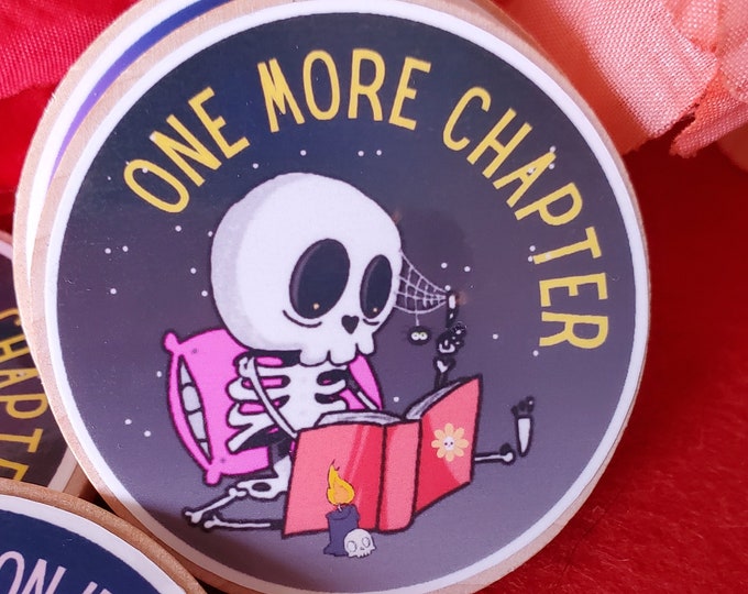 Skelly Readmore Flip Coin, One More Chapter, Just One More, Can't Decide, Let The Coin Choose, Bookish Coin, Bookish Merch