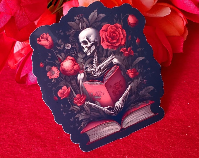Dark Fairy Tales Til Death Vinyl Sticker, Dark Romance Reader, Romance Reader, Kindle Sticker, Bookish Vibes, Romance Vibes
