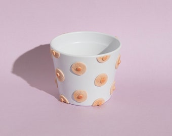Free the Nipple Hand-Designed Ceramic Plant Pot