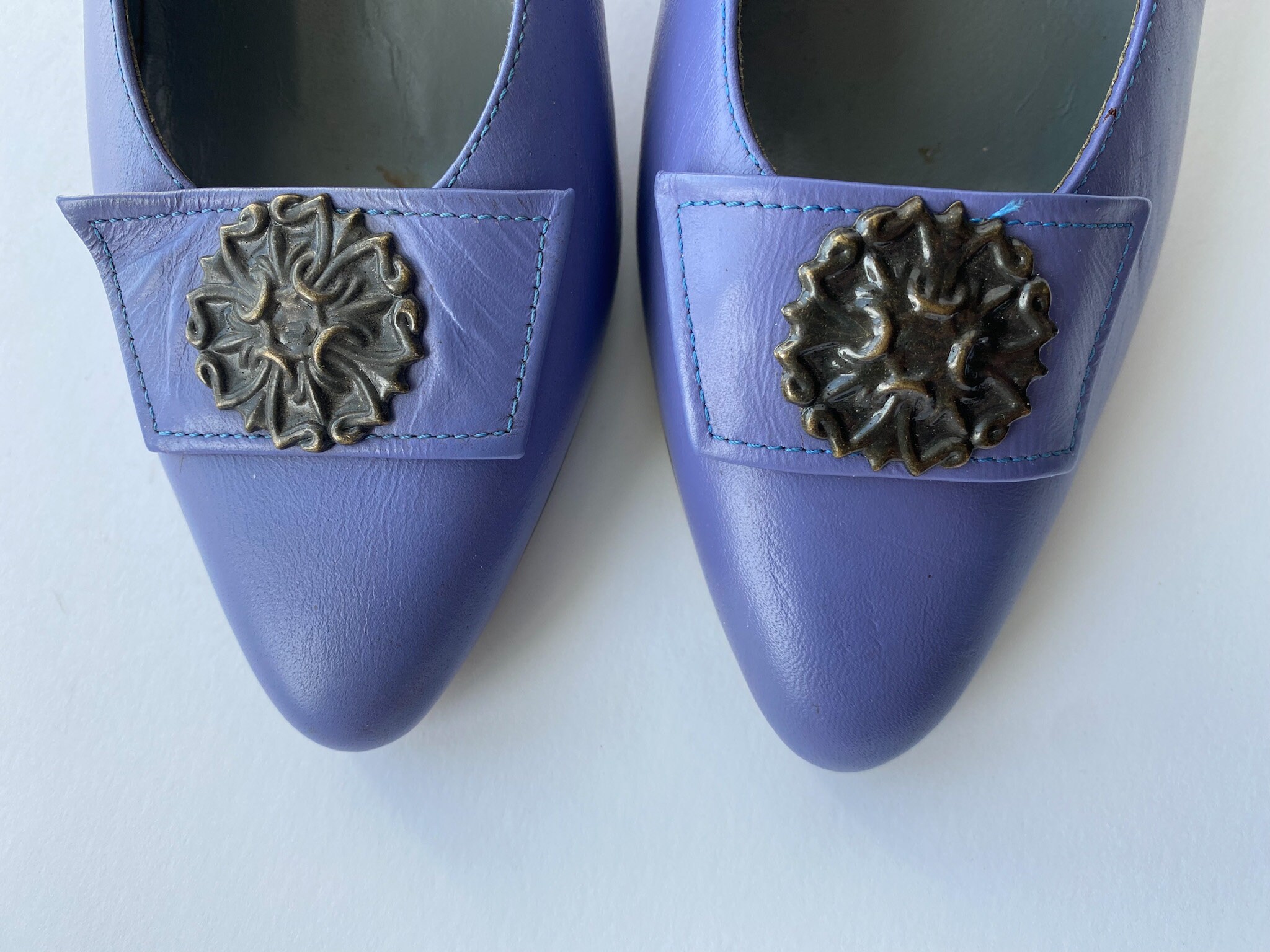 NEW Yugoslavia Deadstock Vintage Womens Lilac Dress Shoes Etsy