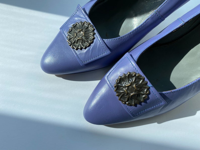 NEW Yugoslavia Deadstock Vintage Womens Lilac Dress Shoes Etsy