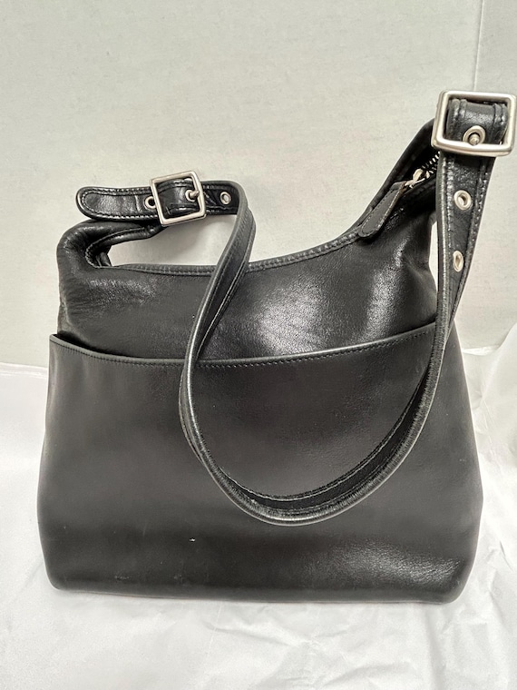 Coach Vintage Black Large Shoulder Bag - Etsy