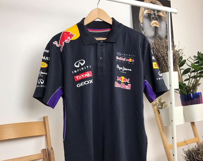 Mens Pepe Jeans F1 RED BULL Racing Jersey Polo Shirt Size XL - Etsy