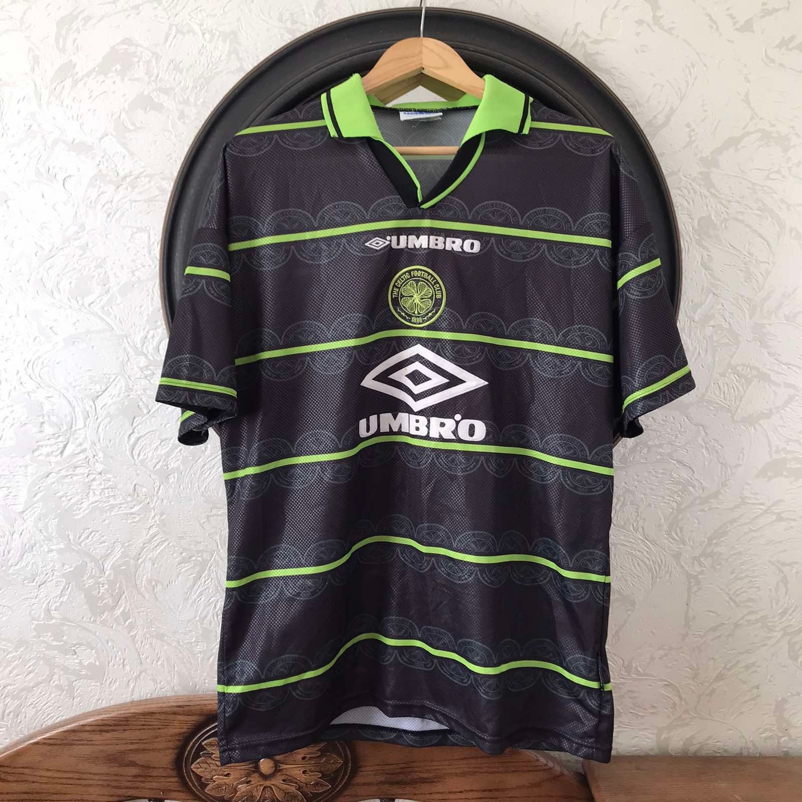 Umbro 1991-92 Celtic Glasgow Shirt M. Boys Kids