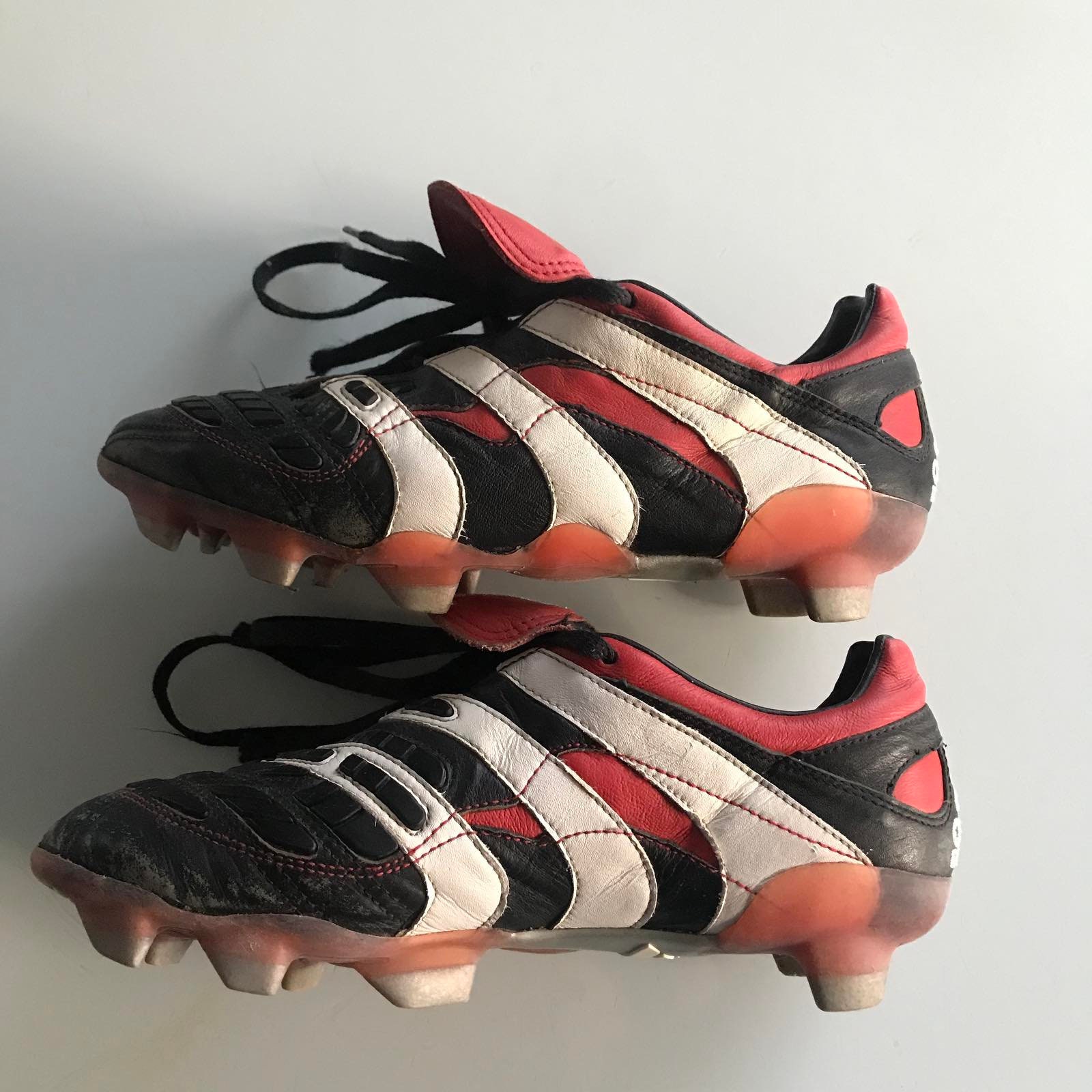 Vintage Adidas Europa Liga 80s Soccer Cleats Made in Hungary Size US11