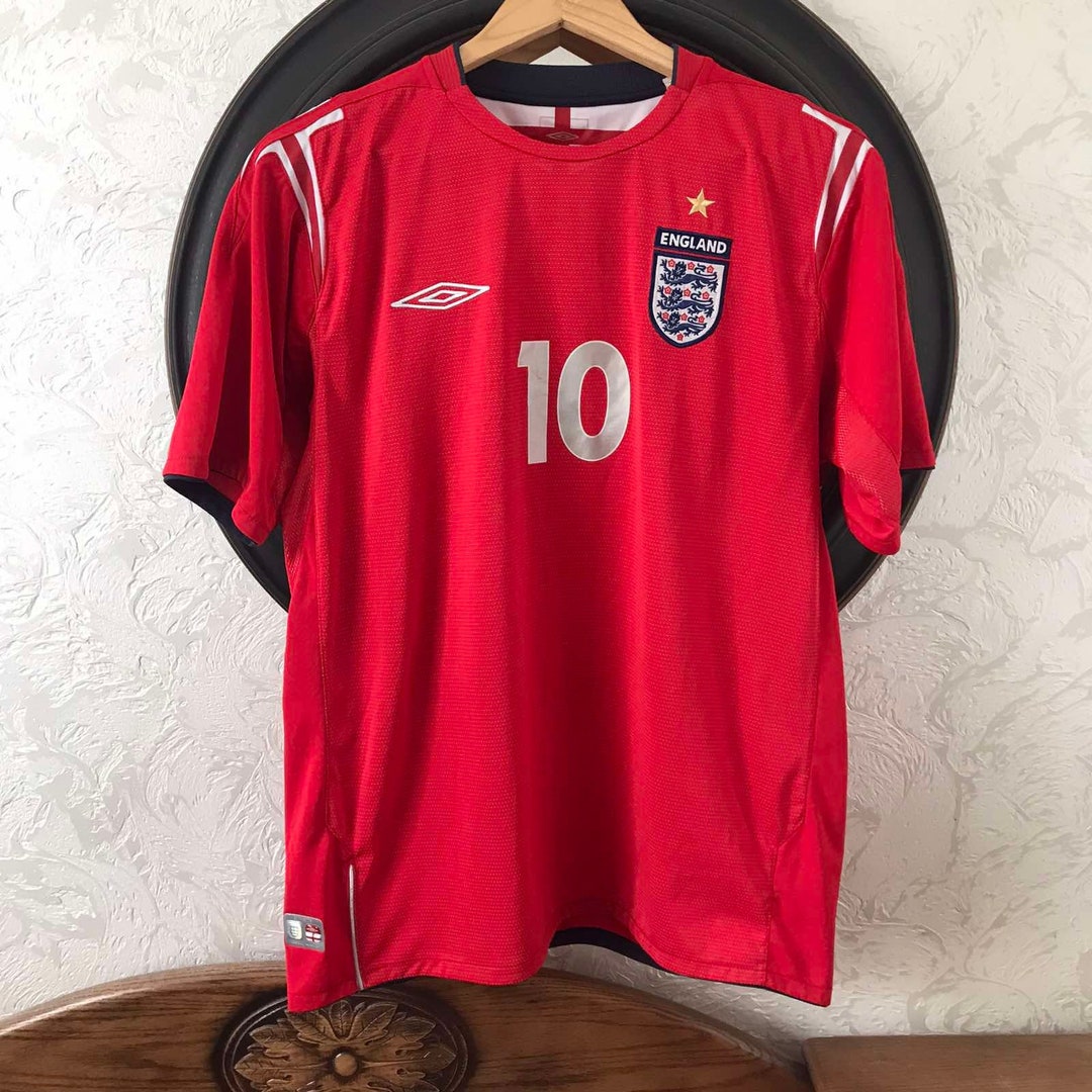 Maillot De Football Angleterre 2006-2008 John Terry #6 Umbro - Modèle Occasion