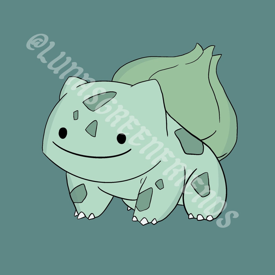 Bulbasaur Ditto Digital Art Print Download / Pokémon Fanart Etsy