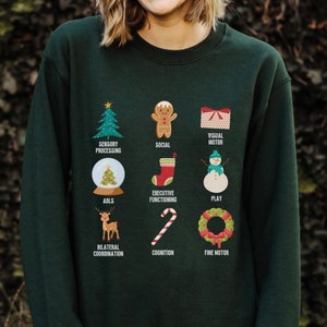 Occupational Therapy Scope of Practice Crewneck Sweatshirt, Christmas Occupational Therapy, Occupational Therapist, OT Christmas Sweater
