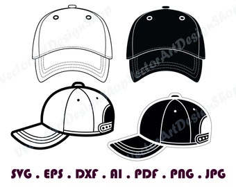Download Baseball Hat Svg Etsy