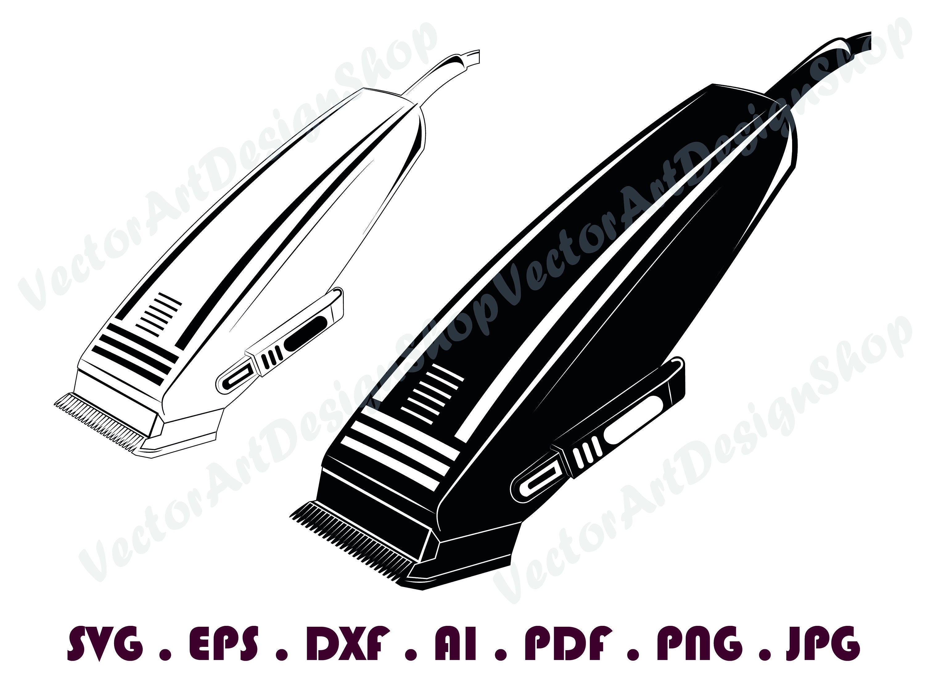 Hair Clipper 4 SVG Hair Clipper SVG Barber Svg Hair Etsy