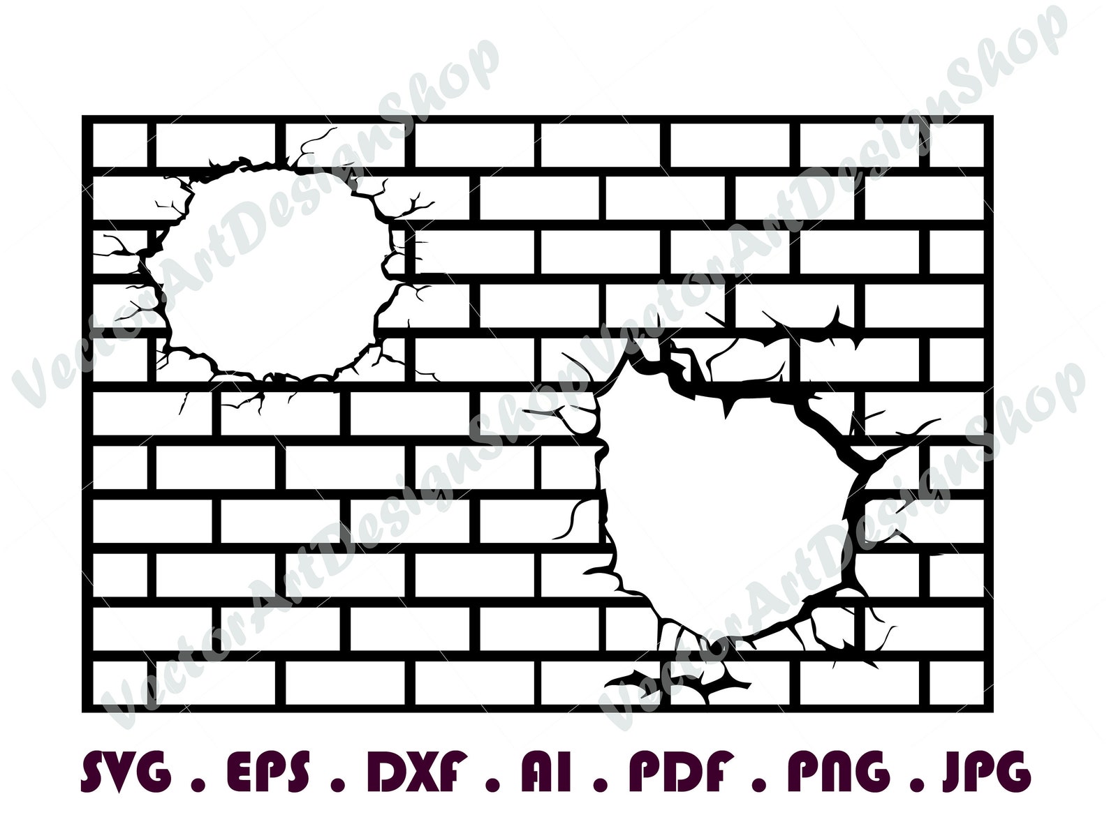 Brick Wall 2 SVG Brick Wall Svg Bricks Svg Brick Wall - Etsy Canada