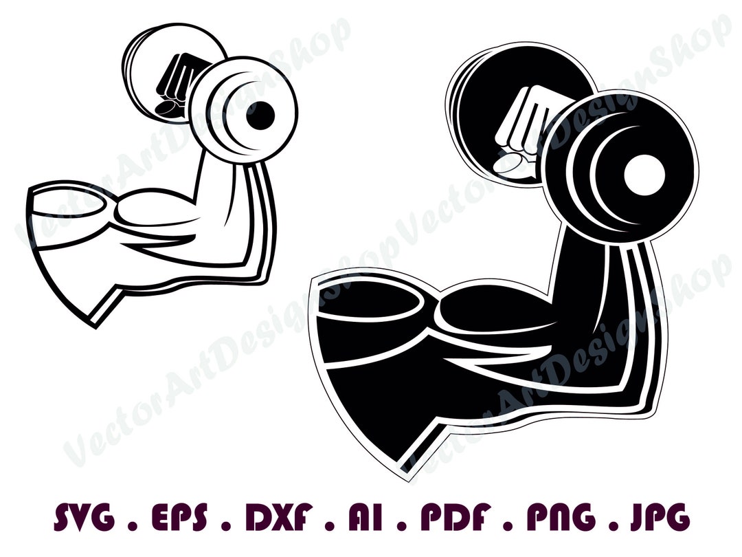 Barbell 12 SVG Weights SVG Bodybuilding Svg Barbell Etsy
