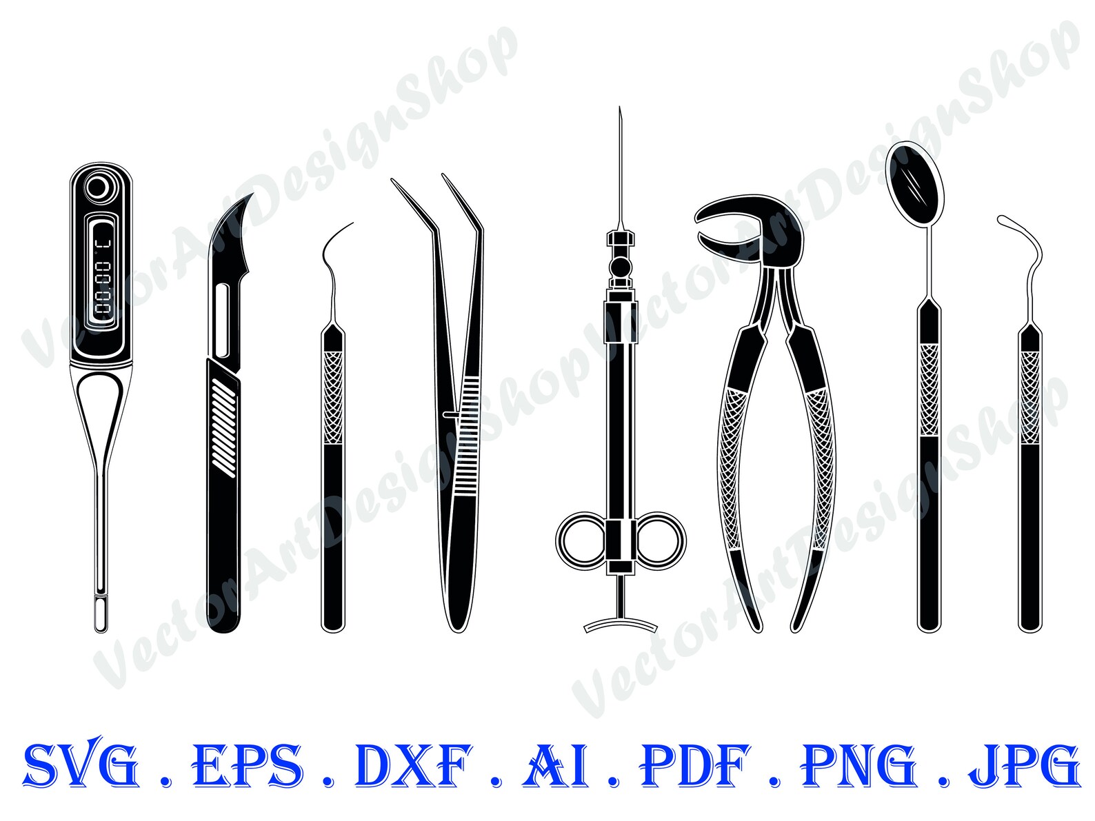 Dentist Tool 1 SVG Dentist Tool Svg Dentist Svg Dentist Etsy