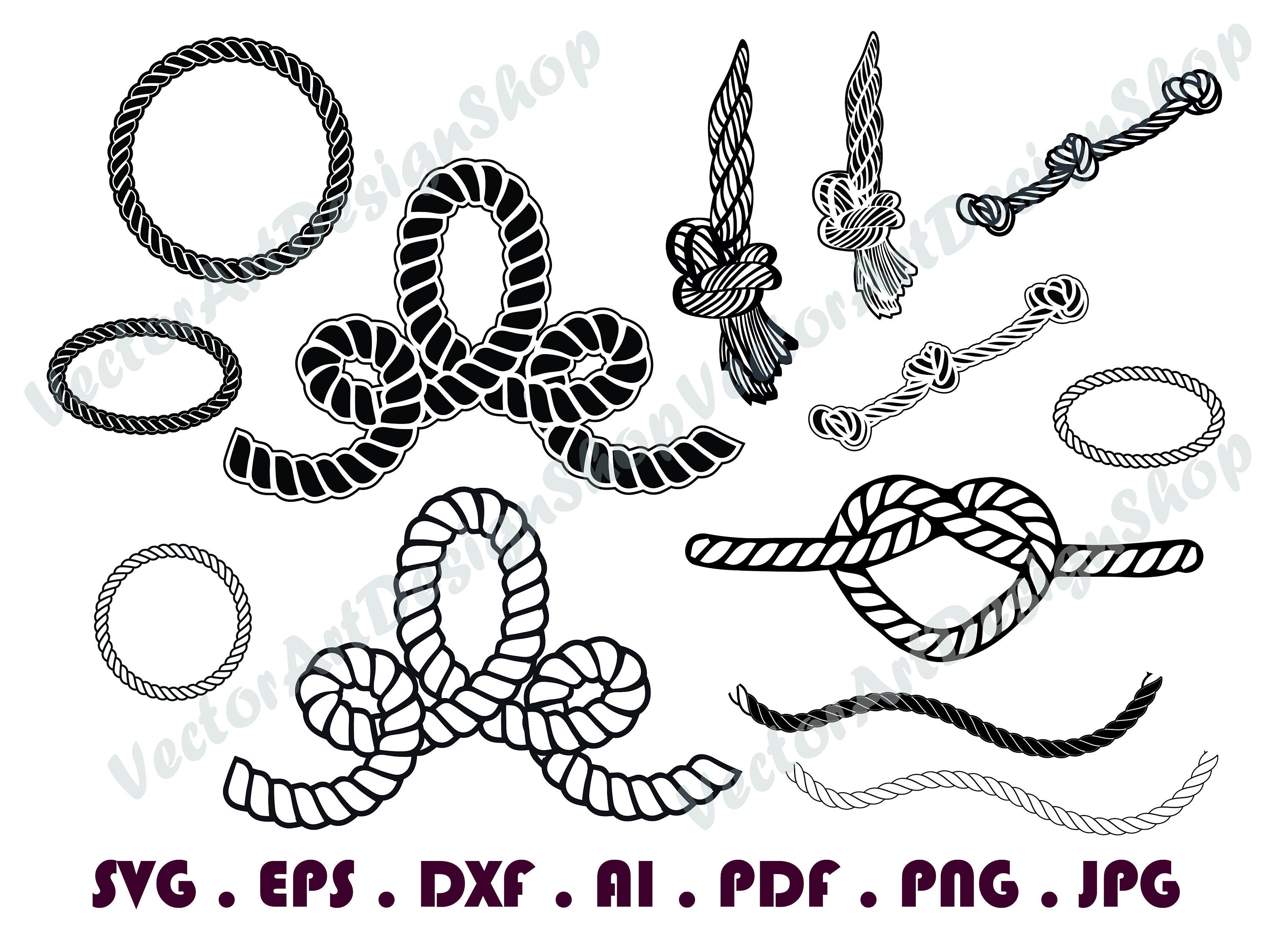 Nautical Knot 3 SVG Nautical Rope SVG Nautical Svg Etsy UK