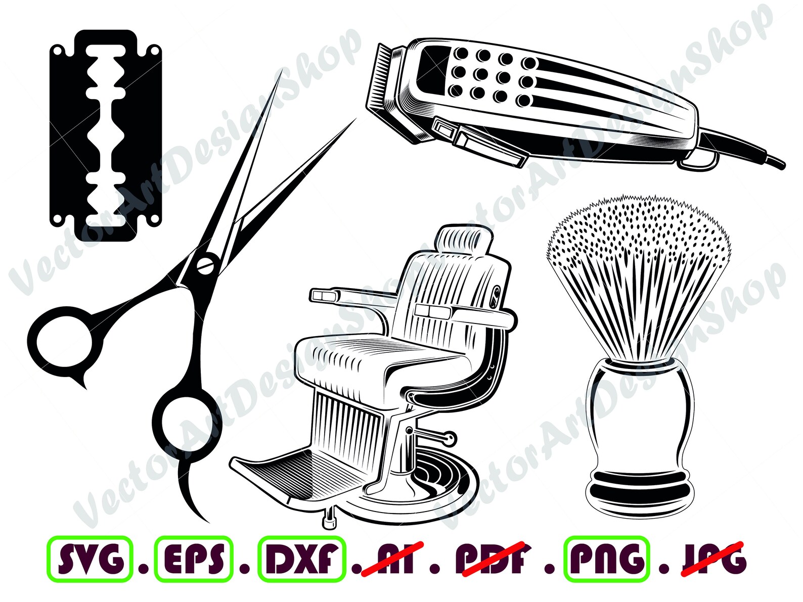 Hair Stylist TOOLS Svg 2 Hair Stylist Svg Barber Svg Etsy
