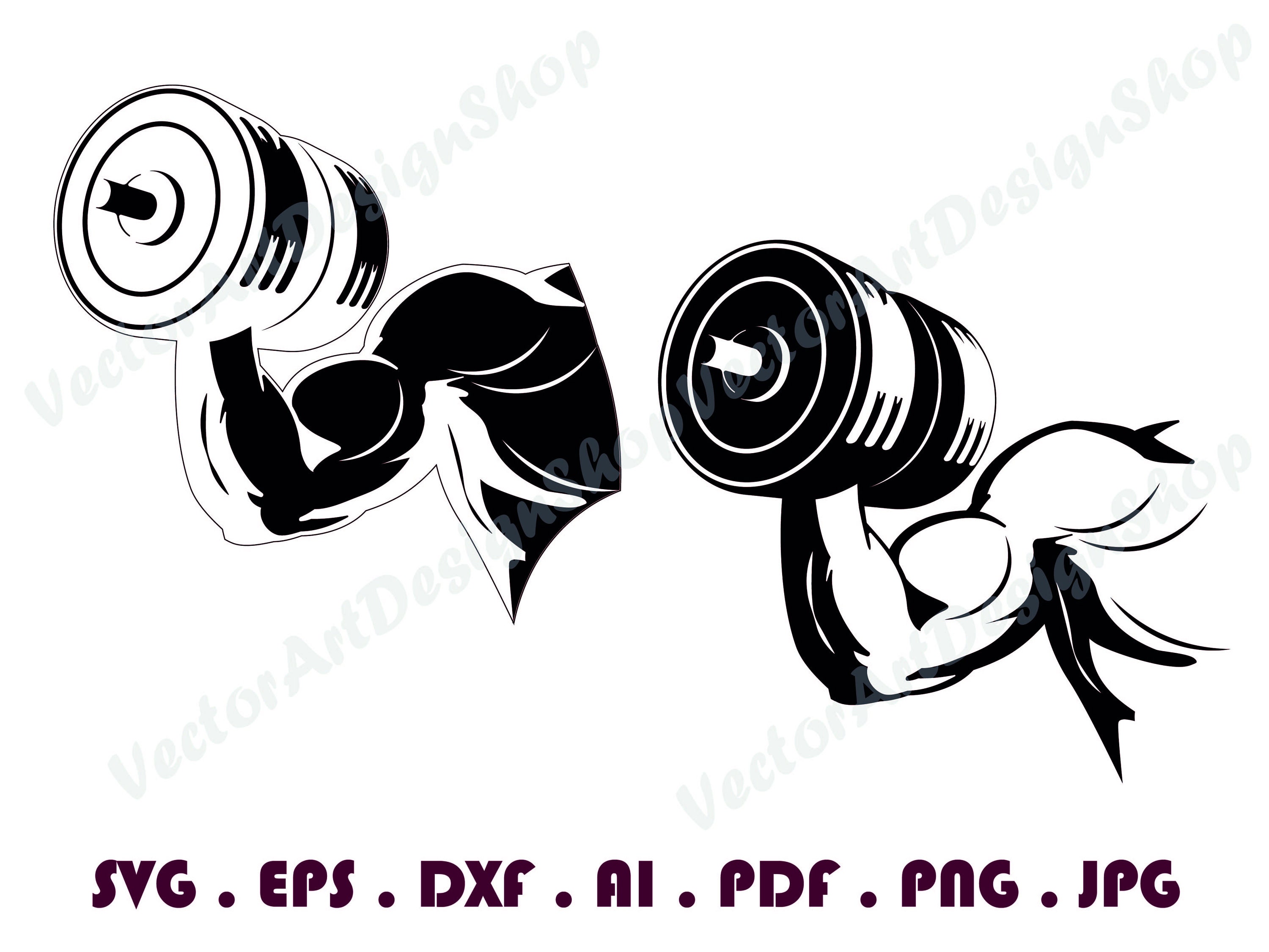 Barbell 13 SVG Weights SVG Bodybuilding Svg Barbell Etsy