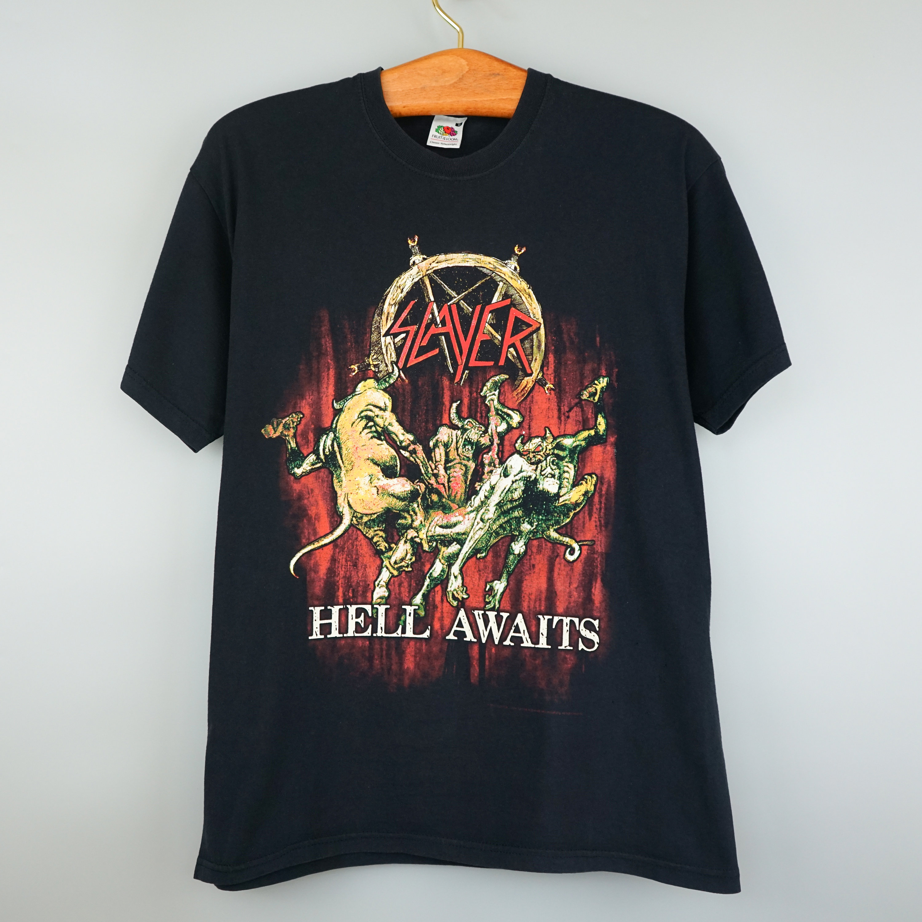Vintage Slayer T Shirt Early 2000s Hell Awaits