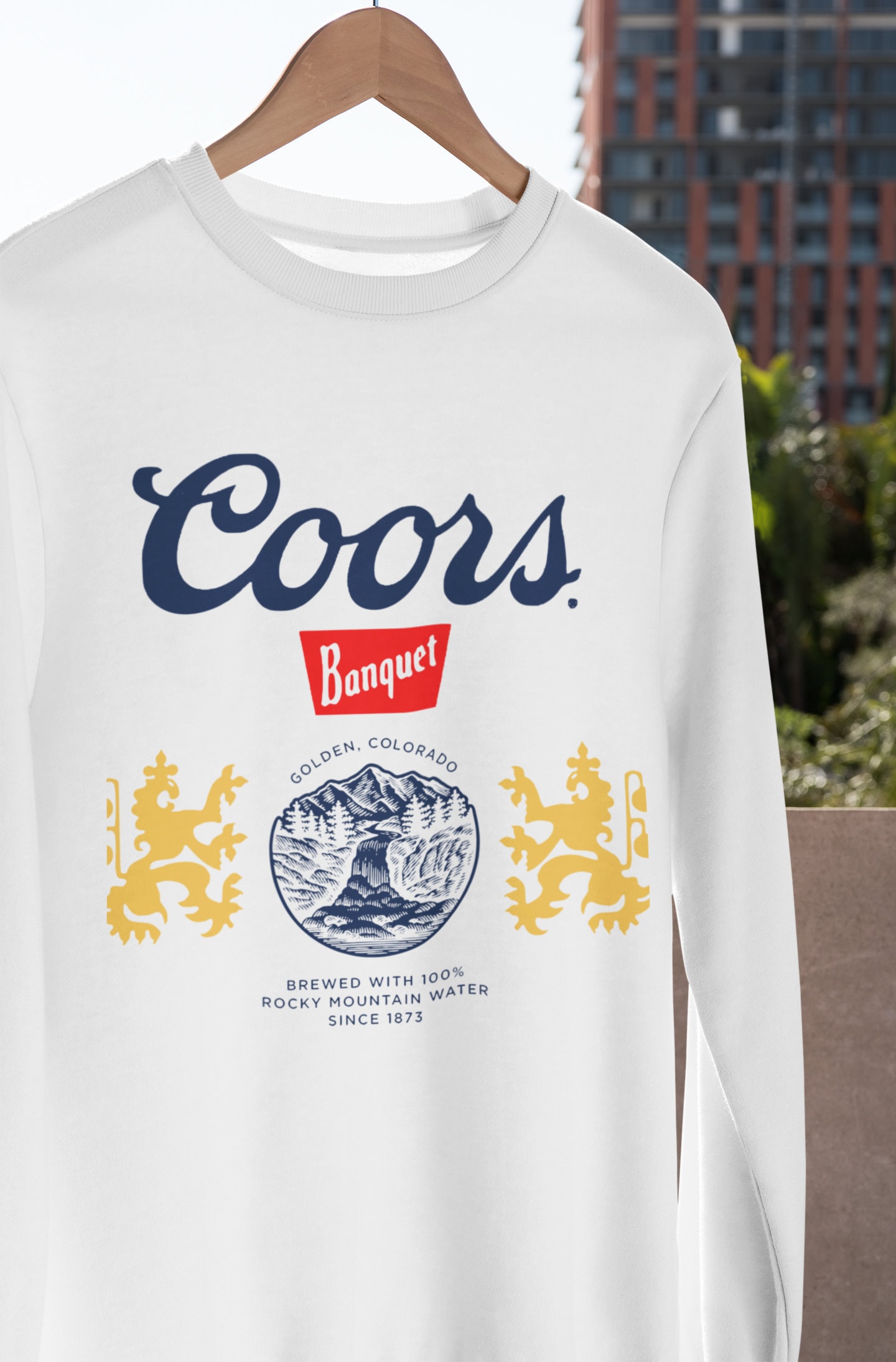Coors Banquet Vintage Logo Sweatshirt Beer Sweatshirt Coors Etsy