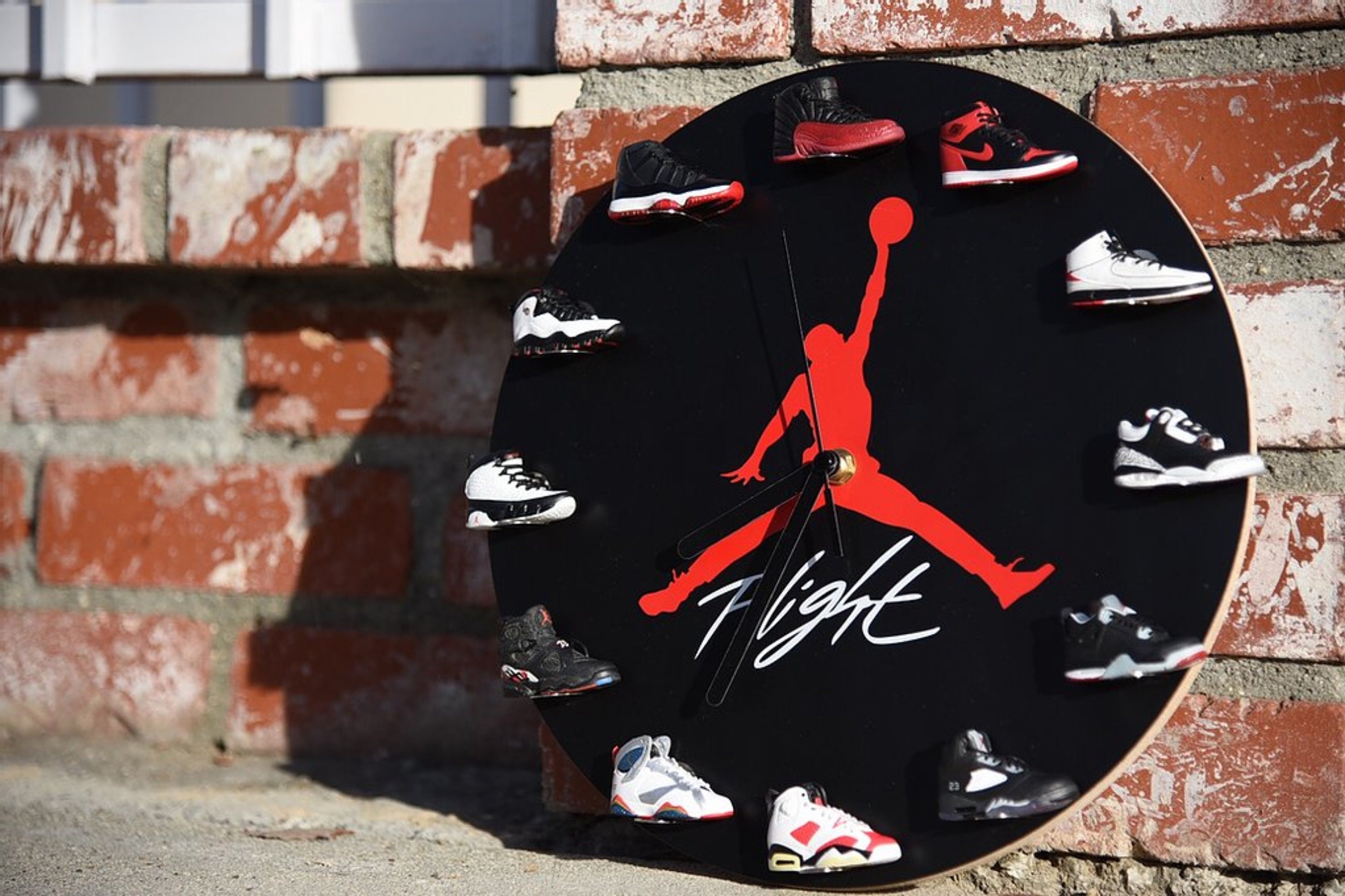 mini jordans clock