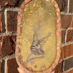 Pretty Skeleton - Rolling/Decorative Resin Tray