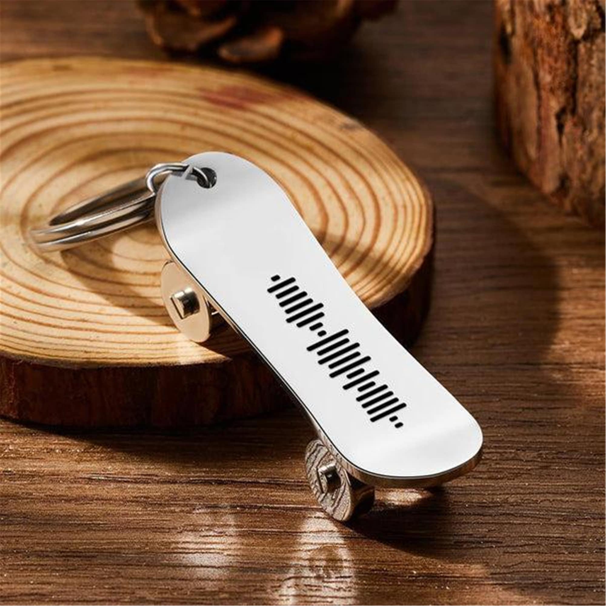 Skateboard keychain best sale