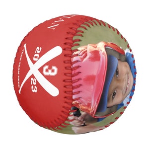 Custom Photo Baseball, Customized Baseball, Baseball Team Gift, Gifts For Baseball Lovers, Team Sports