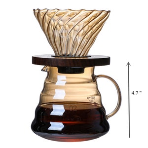 Pour Over Coffee Dripper, Pour Over Coffee Maker Set, Coffee Lover Gift image 6