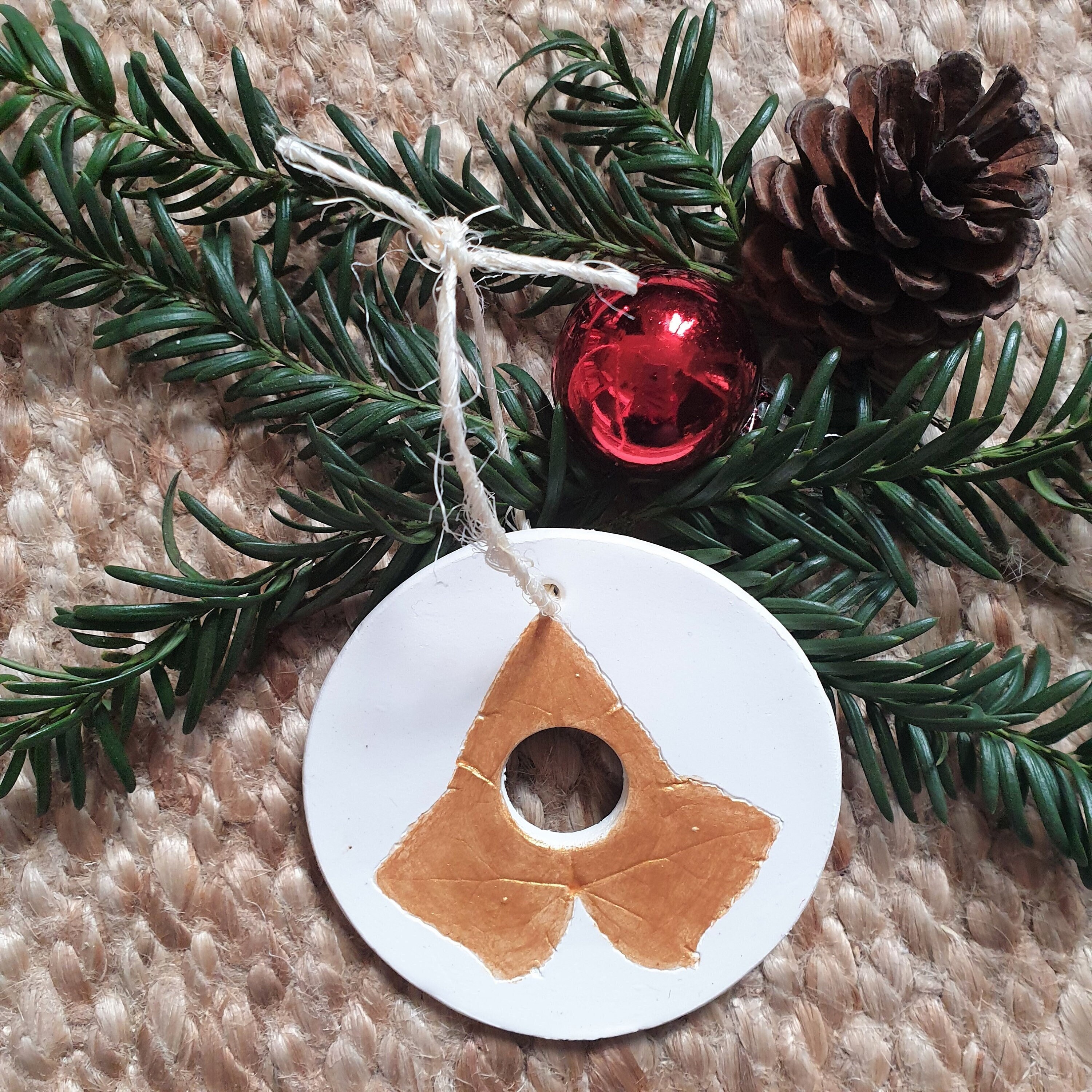 Bobèche de Noël - Or 1 Trou